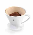 Produktbild: GEFU Kaffeefilter Porzellan SANDRO – Wiederverwendbarer Kaffeefilterhalter aus Porzellan Größe 101- Kaffee Filteraufsatz für 2-4 Tassen