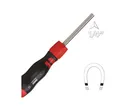Produktbild: Würth Ratschen-Magazin-Schraubendreher für METALL 1/4 Zoll Ratsche     06136103