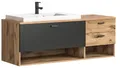 Produktbild: xonox.home Waschtisch inkl. Waschbecken Grado Nox Oak Nachbildung 140x50x48 cm