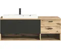 Produktbild: Xonox.home Badmöbelset Grado BxHxT 138 x 51 x 48 cm Frontfarbe eiche grau mit Wa