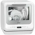 Produktbild: Bomann® Tischgeschirrspüler mit 5L Wassertank | ohne Wasseranschluss nutzbar | 5 Programme | 1-24 h Startvorwahl | Tischspülmaschine TSG 5701 - Weiß