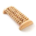 Produktbild: Tuuli Accessories Massage Massagerolle Massageroller Massagegerät Fuß Fußmassagegerät Fußroller Fußmassage aus Holz 26x12 cm