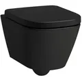 Produktbild: Laufen Meda Wand-WC H8201137160001 36x49cm, spülrandlos, schwarz matt