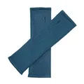 Produktbild: Enter the Complex® Armstulpen, Pulswärmer mit Daumenloch, Merino Wolle, Damen und Herren, Petrol