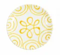 Produktbild: Gmundner Keramik Gelbgeflammt Dessertteller / Frühstücksteller Cup d: 20 cm / h: 2,6 cm Gelbgeflammt 0101TDCU20