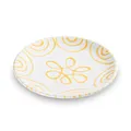Produktbild: GMUNDNER KERAMIK Dessertteller, Durchmesser: 20 cm, Gelbgeflammt, handgemachte Keramik aus Österreich