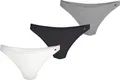 Produktbild: Tommy Hilfiger Underwear Brasilslip 3 PACK DIPPED BRAZILIAN (Packung, 3-St., 3er) mit gerippter Struktur, Logo