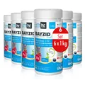 Produktbild: Chlor Multitabs 20g 5in1 - 6x1 kg - von BAYZID - für Pools Schwimmbad Chlorung