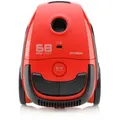 Produktbild: Hyundai Bodenstaubsauger HYUVC068R I ECO-Motor I 800W I umfangreiches Zubehör I hohe Saugeffizienz I 7,5m Aktionsradius I Staubsauger - Rot