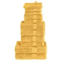 Produktbild: 12 tlg. Premium-Handtuch-Set SOLUND Golden 600 g/m²
