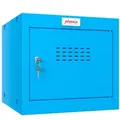 Produktbild: Phoenix CL0344BBK Würfel-Schließfach Cube Locker 44L Blau - Schlüsselschloss - Für Hause, Büro, Fitness, Schüle
