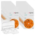 Produktbild: 120 Siemens Signia Hörgerätebatterien PR48 orange 13 + Transportbox für 2 Zellen