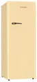Produktbild: SCHOEPF – RKS245 Vollraum-Kühlschrank 145,6 cm – Retro Design – 238 L – LED-Beleuchtung – Höhenverst. Füße – 40 dB – Freistehend – Vintage Look - Getränkekühlschrank, Standardkühlschrank (Cremefarben)