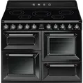 Produktbild: Smeg Herd Victoria, Schwarz, Metall, Glas, A, 110x90x60 cm, Made in Italy, Kindersicherung, Digitaldisplay, Elektronikuhr, Kühlgebläse, Sicherheitsabschaltung, Backofenbeleuchtung, Küchen, Küchenelektrogeräte, Herde