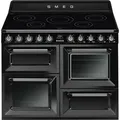 Produktbild: Smeg TR4110IBL2 Standherd Schwarz mit Induktionskochfeld Victoria Design