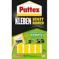 Produktbild: Pattex Klebestreifen für max. 2,0 kg, 2,0 x 4,0 cm, 10 St.