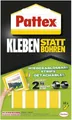 Produktbild: Pattex Kleben statt Bohren Klebe-Strips, starkes doppelseitiges Klebeband, ablösbare Klebestreifen, Kleber sichert Objekte dauerhaft ohne Bohren, 10 Streifen je 20 x 40mm
