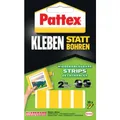 Produktbild: 1 bis 48x Pattex Montage Klebe-Strips, wieder ablösbar, gelb - SPARE BIS ZU 72%