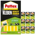 Produktbild: Pattex kleben statt bohren Wiederablösbare Strips 100 Klebestreifen je 2cm x 4cm