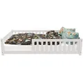 Produktbild: Juskys Kinderbett, Weiß, Holz, 120x200 cm, Kinder- & Jugendzimmer, Kindermöbel, Kinderbetten, Kindereinzelbetten