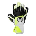 Produktbild: uhlsport Soft Advanced, Kinder und Erwachsene Torwarthandschuhe, Blanc/Jaune Fluo/Noir, 3.5 -