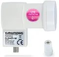 Produktbild: [Test SEHR GUT *] GSS Single LNB Weiss mit LTE Filter für digital Satschüssel - für 1 Teilnehmer, Receiver & TV - 1fach 1-Fach - Sat, Satelliten, Full HD, 4K, Wetterschutz, kälte & hitzebeständig