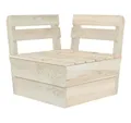 Produktbild: vidaXL Gartenbank NA Modulares Palettensofa Eckteil Imprägniertes Fichtenholz