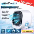 Produktbild: AiraBreeze™ Mini Klimaanlage Luftkühler Tragbar Ventilator Schlafzimmer Leise
