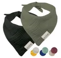 Produktbild: Piupet Tier-Halstuch Hundehalstuch I 2er Set Hundehalstücher I Hundezubehör I 58x40x40cm, zum Binden