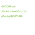 Produktbild: GEDORE red Steckschlüssel-Satz 1/4 46-teilig R49003046 (4060833000529)