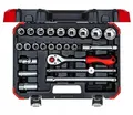 Produktbild: Steckschlüsselsatz 1/4 Zoll 46tlg Nuss Werkzeug Set