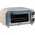 Produktbild: Mini-Backofen Vintage Blue weiß/hellblau, 800 Watt, 10 Liter