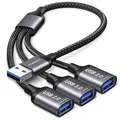 Produktbild: USB Splitter 1 zu 3 USB Verteiler 1x USB3.0 2X USB2.0 Y Kabel 3.0 Adapter Erw...