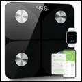 Produktbild: Körperfettwaage Digital Foryond mit APP 180kg, 13 Messungen, Bluetooth, 26x26 cm
