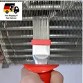 Produktbild: HVAC-Lamellenkamm für Kondensatoren und Verdampfer mit Ergonomischem Griff, Rot
