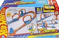 Produktbild: Mattel Hot Wheels Track Creator Dreifach-Looping-Pack und Spielzeugauto im Maßstab 1:64, Trackbauset
