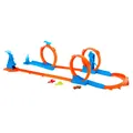Produktbild: 194735289752 Hot Wheels Track Creator Tor Trzy pętle Zestaw JDW39 PUD2 MATTEL