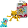 Produktbild: Pokémon PKW0138 - Battle Figure Pack - Karnimani & Abra, offizielle bewegliche Figuren, je 5 cm