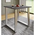 Produktbild: VCM Holzesstisch | H. 76 x B. 80 x T. 80 cm|hochwertiges und massives Fußgestell | Füße aus Eisen | Küchentisch - Xona U - Grau