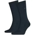 Produktbild: TOMMY HILFIGER Herren Socken, 2er Pack - Classic, Strümpfe, einfarbig Blau 47-49