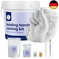 Produktbild: chuckle - 3D Gipsabdruck Handabdruck Set mit Goldfarbe für Paare, Partner, Sie