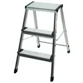 Produktbild: Zusammenklappbarer Aluminium-Tritt mit 3 Stufen WERKA PRO