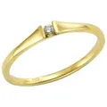 Produktbild: Orolino Fingerring Gold 585 mit Brillant 0,04ct. gelb 060 (19,1)
