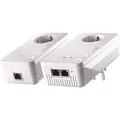 Produktbild: devolo dLAN 1200+ WiFi ac Starter Kit Powerline (bis zu 1200 Mbit/s WLAN ac, 2,4 und 5 GHz gleichzeitig, 2x LAN Ports, 2x Powerlan Adapter, Gigabit-Verbindung, WLAN Empfang verbessern , Access Point)