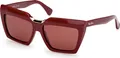 Produktbild: MaxMara MM0137 69S shiny bordeaux 56/15/140 Damen Sonnenbrillen