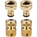 Produktbild: Messing Schlauchanschluss Gartenschlauch 1/2 Zoll 3/4 Zoll Adapter