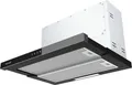 Produktbild: Oranier Schublüfter FLA660 | Flachschirm-Dunstabzugshaube 60 cm | Touch-Control | LED | Schwarzglas | Abluft/Umluft, C (Spektrum: A bis G)