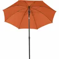 Produktbild: CITY Push Mittelstockschirm Gartemschirm Sonnenschirm Ø180 cm terracotta Stahl