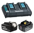 Produktbild: Makita Makita Akku Ladegerät Set DC18RD 2x BL18606AH 18V/6,0AH Elektroauto-Ladegerät