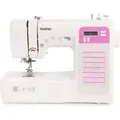 Produktbild: Brother CX70PES Nähmaschine – 70 Stiche, Freiarm, Einfädelautomatik für alle - Weiß